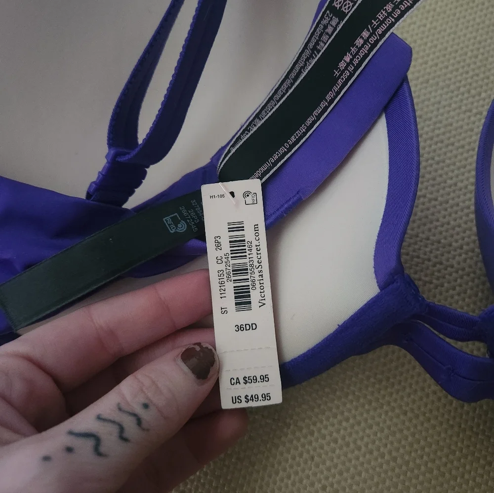 VS 36DD Pushup Bra, NWT Victoria's Push Up, Bra, NWT VS 36 DD  Bra, Nwt VS Bra - Picture 5 of 8